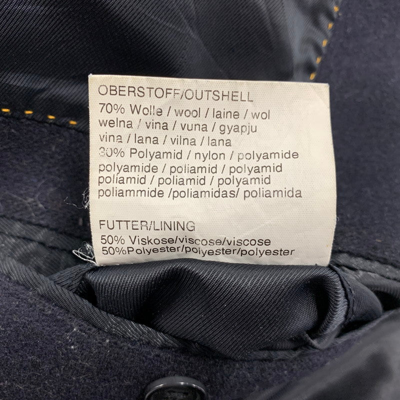 【現状渡し品】【メンズ】 Barbour バーブァー PEA COAT SHORT 61034 ピーコート ショート ジャケット アウター 144-250908-as-09-izu サイズ：46/56 カラー：ネイビー 万代Net店