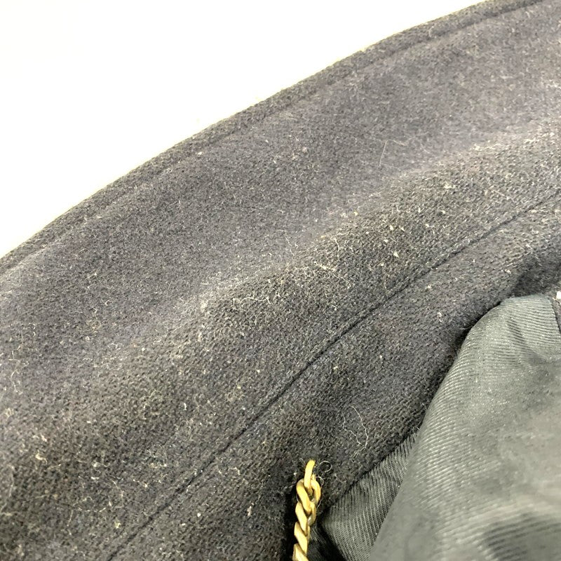 【現状渡し品】【メンズ】 Barbour バーブァー PEA COAT SHORT 61034 ピーコート ショート ジャケット アウター 144-250908-as-09-izu サイズ：46/56 カラー：ネイビー 万代Net店