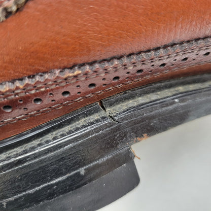 【中古品】【メンズ】 JC PENNEY SHOE CLASSICS ジェイシーペニー WINGTIP SHOES 26359012 ウイングチップ シューズ 靴 164-250915-as-10-izu サイズ：6.5 カラー：ブラウン 万代Net店