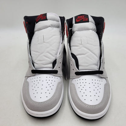 【中古美品】【メンズ】 NIKE ナイキ AIR JORDAN 1 RETRO HIGH OG 555088-126 エアジョーダン 1 レトロ ハイ OG スニーカー シューズ 靴 160-250908-as-21-izu サイズ：26.5cm カラー：WHITE/BLACK-LT SMOKE GREY 万代Net店