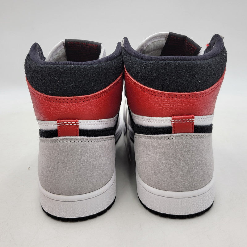 【中古美品】【メンズ】 NIKE ナイキ AIR JORDAN 1 RETRO HIGH OG 555088-126 エアジョーダン 1 レトロ ハイ OG スニーカー シューズ 靴 160-250908-as-21-izu サイズ：26.5cm カラー：WHITE/BLACK-LT SMOKE GREY 万代Net店