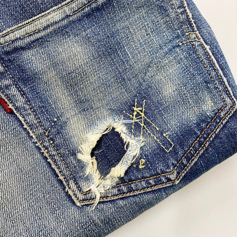 【中古品】【メンズ】 FULLCOUNT フルカウント DENIM PANTS LOT 1101 デニムパンツ レザーパッチ ジーンズ ボトムス 156-250911-as-15-izu サイズ：W30 カラー：インディゴ 万代Net店