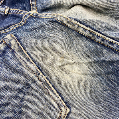 【中古品】【メンズ】 FULLCOUNT フルカウント DENIM PANTS LOT 1101 デニムパンツ レザーパッチ ジーンズ ボトムス 156-250911-as-15-izu サイズ：W30 カラー：インディゴ 万代Net店