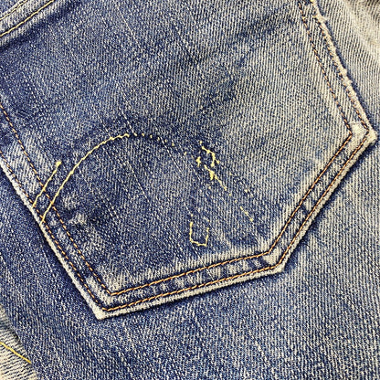 【中古品】【メンズ】 FULLCOUNT フルカウント DENIM PANTS LOT 1101 デニムパンツ レザーパッチ ジーンズ ボトムス 156-250911-as-15-izu サイズ：W30 カラー：インディゴ 万代Net店