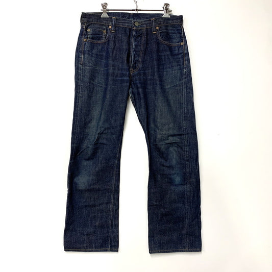 【中古品】【メンズ】 FULLCOUNT フルカウント LOT 1108 レザーパッチ DENIM PANTS ジーンズ ズボン ボトムス 156-250908-km-03-izu サイズ：31 カラー：インディゴ 万代Net店