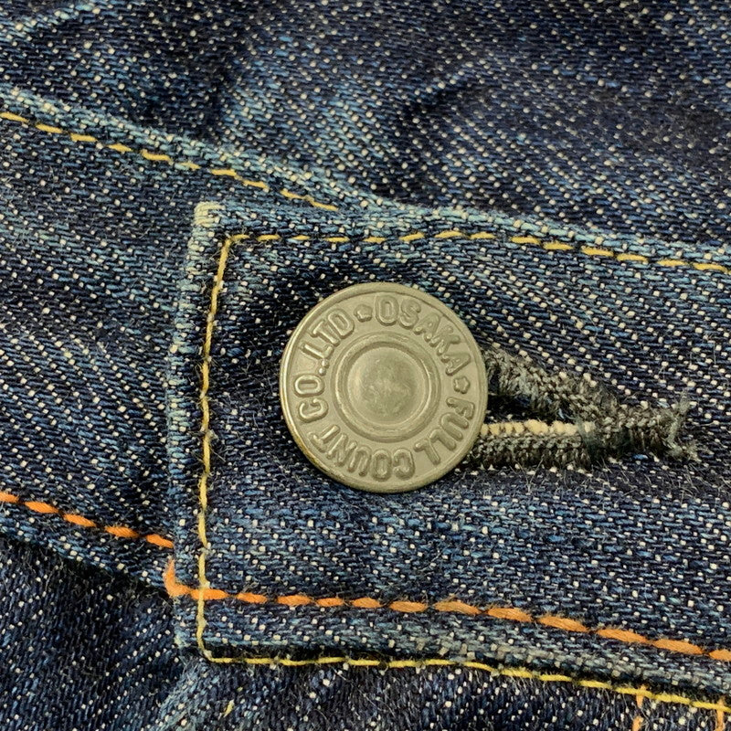 【中古品】【メンズ】 FULLCOUNT フルカウント LOT 1108 レザーパッチ DENIM PANTS ジーンズ ズボン ボトムス 156-250908-km-03-izu サイズ：31 カラー：インディゴ 万代Net店
