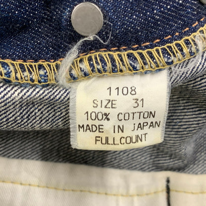 【中古品】【メンズ】 FULLCOUNT フルカウント LOT 1108 レザーパッチ DENIM PANTS ジーンズ ズボン ボトムス 156-250908-km-03-izu サイズ：31 カラー：インディゴ 万代Net店