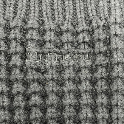 【中古品】【メンズ】 Supreme シュプリーム WAFFLE KNIT CARDIGAN ワッフル ニット カーディガン 149-250908-as-07-izu サイズ：M カラー：ブラック 万代Net店