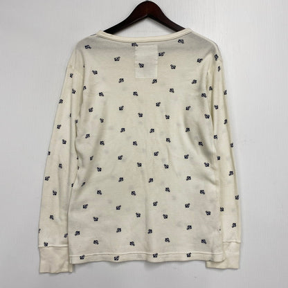 【中古品】【メンズ】 WTAPS ダブルタップス ANCHOR WAFFLE L/S 122HNDT-CSM07 ワッフル ロングスリーブ 長袖 トップス 142-250911-as-19-izu サイズ：1 カラー：ホワイト系 万代Net店