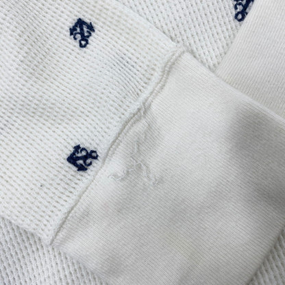 【中古品】【メンズ】 WTAPS ダブルタップス ANCHOR WAFFLE L/S 122HNDT-CSM07 ワッフル ロングスリーブ 長袖 トップス 142-250911-as-19-izu サイズ：1 カラー：ホワイト系 万代Net店