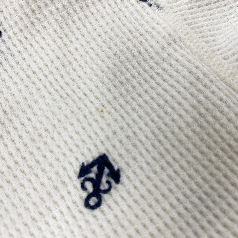 【中古品】【メンズ】 WTAPS ダブルタップス ANCHOR WAFFLE L/S 122HNDT-CSM07 ワッフル ロングスリーブ 長袖 トップス 142-250911-as-19-izu サイズ：1 カラー：ホワイト系 万代Net店