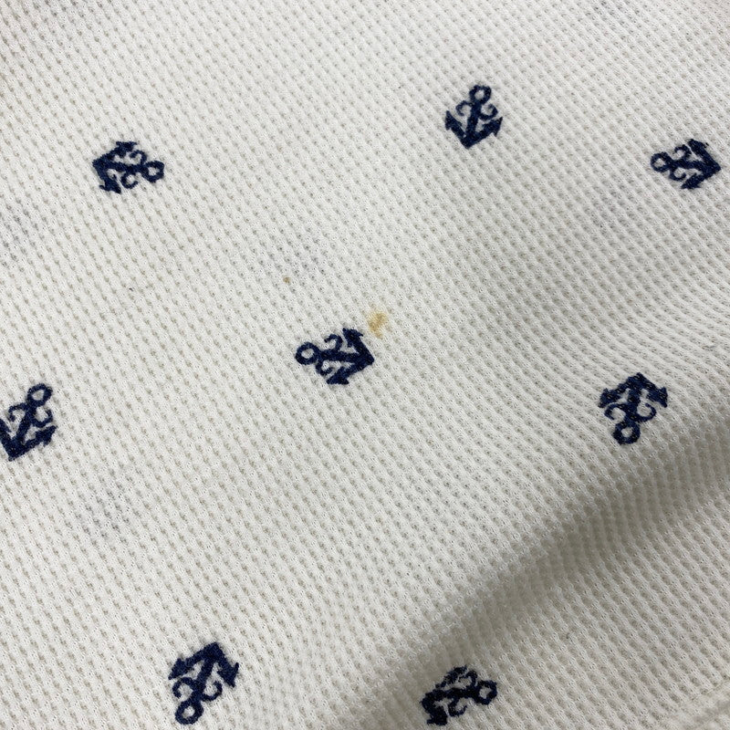 【中古品】【メンズ】 WTAPS ダブルタップス ANCHOR WAFFLE L/S 122HNDT-CSM07 ワッフル ロングスリーブ 長袖 トップス 142-250911-as-19-izu サイズ：1 カラー：ホワイト系 万代Net店