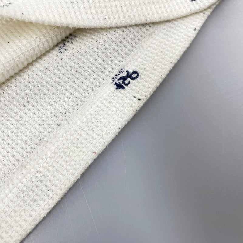 【中古品】【メンズ】 WTAPS ダブルタップス ANCHOR WAFFLE L/S 122HNDT-CSM07 ワッフル ロングスリーブ 長袖 トップス 142-250911-as-19-izu サイズ：1 カラー：ホワイト系 万代Net店