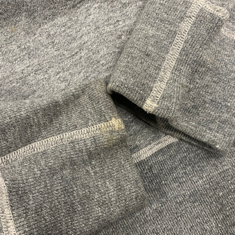 【中古品】【メンズ】 Buzz Rickson's バズリクソンズ GRASSHOPPERS SWEATSHIRT スウェットシャツ 片V 霜降り トレーナー 長袖 トップス 145-250908-as-08-izu サイズ：M カラー：グレー 万代Net店