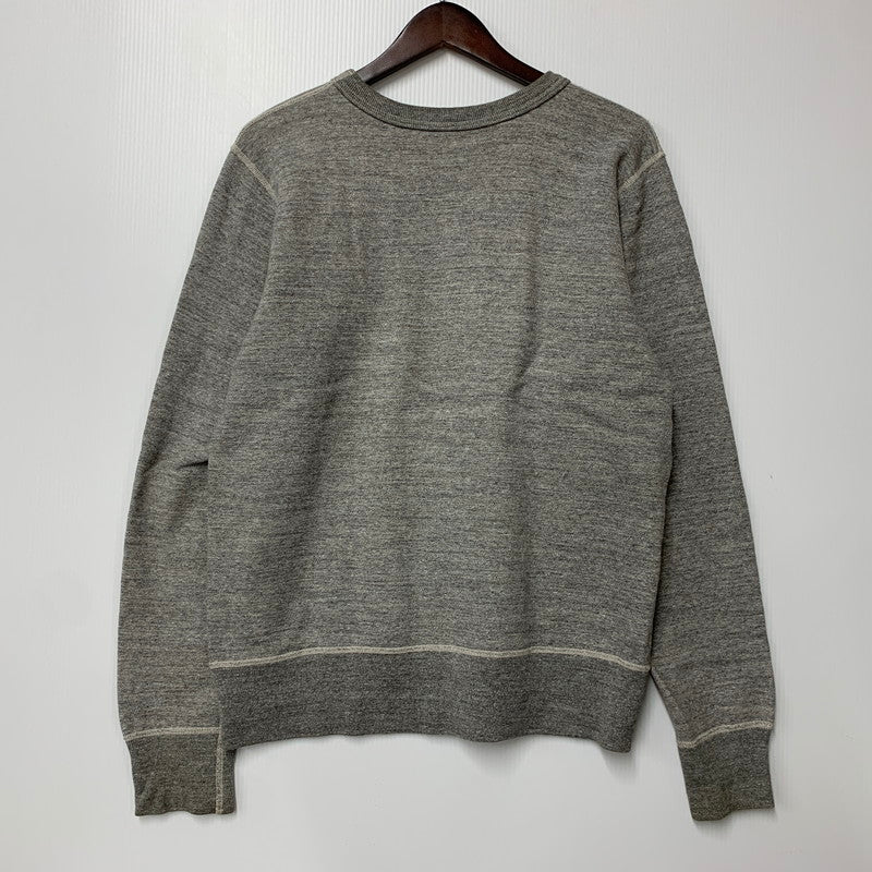 【中古品】【メンズ】 Buzz Rickson's バズリクソンズ GRASSHOPPERS SWEATSHIRT スウェットシャツ 片V 霜降り トレーナー 長袖 トップス 145-250908-as-08-izu サイズ：M カラー：グレー 万代Net店