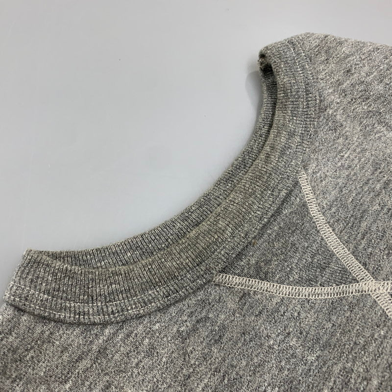 【中古品】【メンズ】 Buzz Rickson's バズリクソンズ GRASSHOPPERS SWEATSHIRT スウェットシャツ 片V 霜降り トレーナー 長袖 トップス 145-250908-as-08-izu サイズ：M カラー：グレー 万代Net店