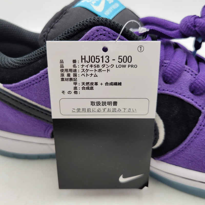 【中古美品】【メンズ】 NIKE SB ナイキエスビー × HAYLEY WILSON ヘイリーウィルソン DUNK LOW PRO HJ0513-500 ダンク ロー プロ スニーカー シューズ 靴 160-250908-as-19-izu サイズ：26.5cm カラー：COURT PURPLE/BLACK-WHITE 万代Net店