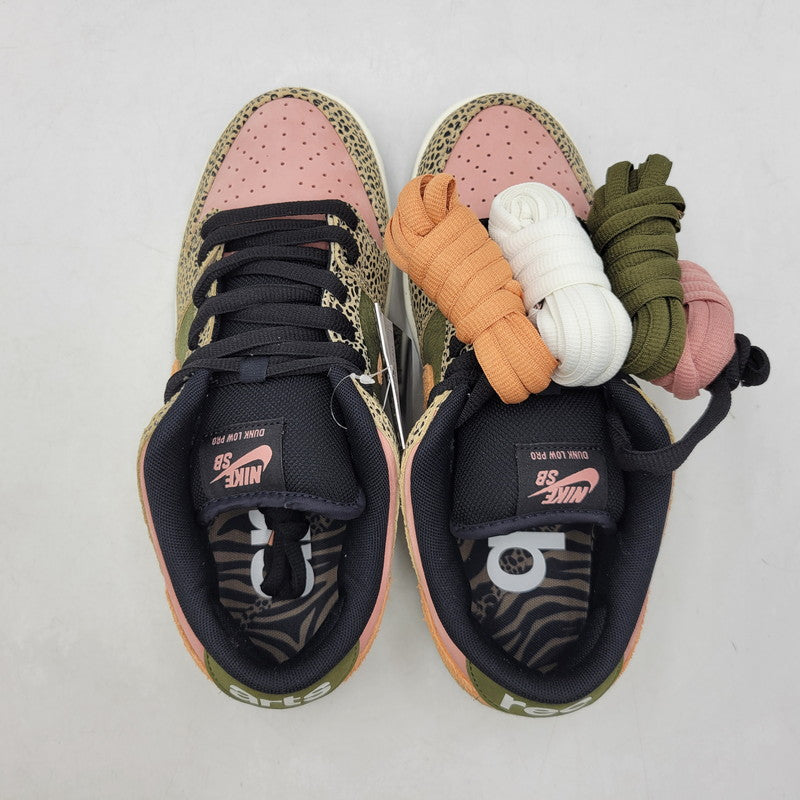 【中古美品】【メンズ】 NIKE SB ナイキエスビー × ARTS REC アーツレック DUNK LOW PRO QS IH3211-200 ダンク ロー プロ QS スニーカー シューズ 靴 160-250908-as-17-izu サイズ：26.5cm カラー：KHAKI/AMBER BROWN-ROUGH GREEN 万代Net店