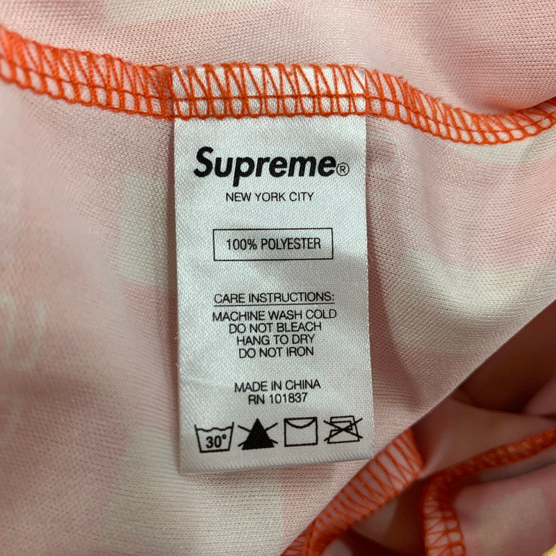 【中古品】【メンズ】 Supreme シュプリーム GRID SOCCER SHORT グリッド サッカー ショーツ ショートパンツ ボトムス 149-250908-as-02-izu サイズ：L カラー：オレンジ系 万代Net店