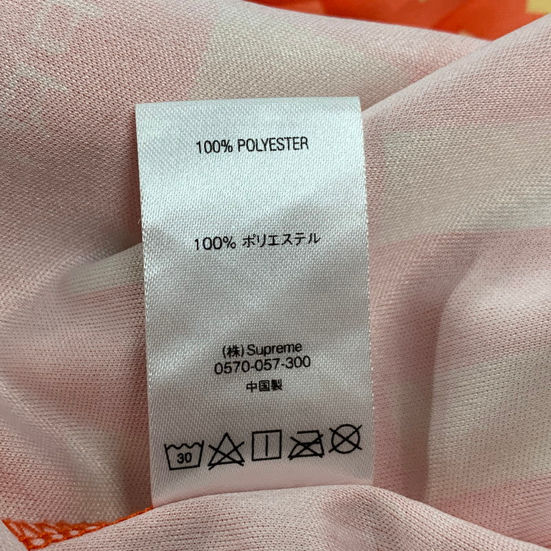 【中古品】【メンズ】 Supreme シュプリーム GRID SOCCER SHORT グリッド サッカー ショーツ ショートパンツ ボトムス 149-250908-as-02-izu サイズ：L カラー：オレンジ系 万代Net店