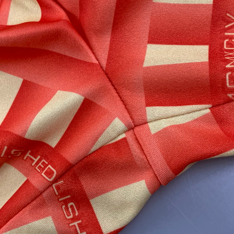 【中古品】【メンズ】 Supreme シュプリーム GRID SOCCER SHORT グリッド サッカー ショーツ ショートパンツ ボトムス 149-250908-as-02-izu サイズ：L カラー：オレンジ系 万代Net店