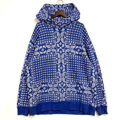 【中古品】【メンズ】 ALWAYS OUT OF STOCK オールウェイズ アウトオブ ストック PAISLEY PARKA ペイズリー パーカー トップス 長袖 142-250917-cs-25-izu サイズ：XL カラー：ブルー 万代Net店