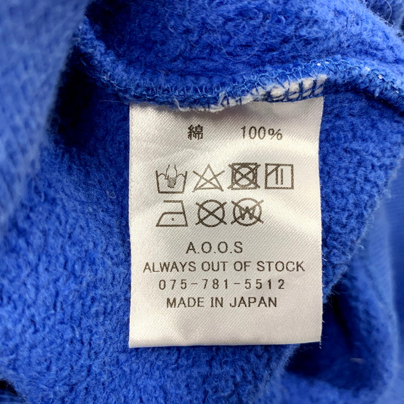 【中古品】【メンズ】 ALWAYS OUT OF STOCK オールウェイズ アウトオブ ストック PAISLEY PARKA ペイズリー パーカー トップス 長袖 142-250917-cs-25-izu サイズ：XL カラー：ブルー 万代Net店