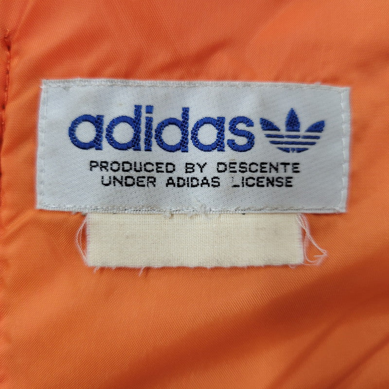 【中古品】【メンズ】 adidas アディダス 80S-90S NYLON PUFFER JACKET 80-90年代 ナイロン パファー ジャケット トップス アウター 146-250917-cs-04-izu サイズ：不明 カラー：オレンジ 万代Net店