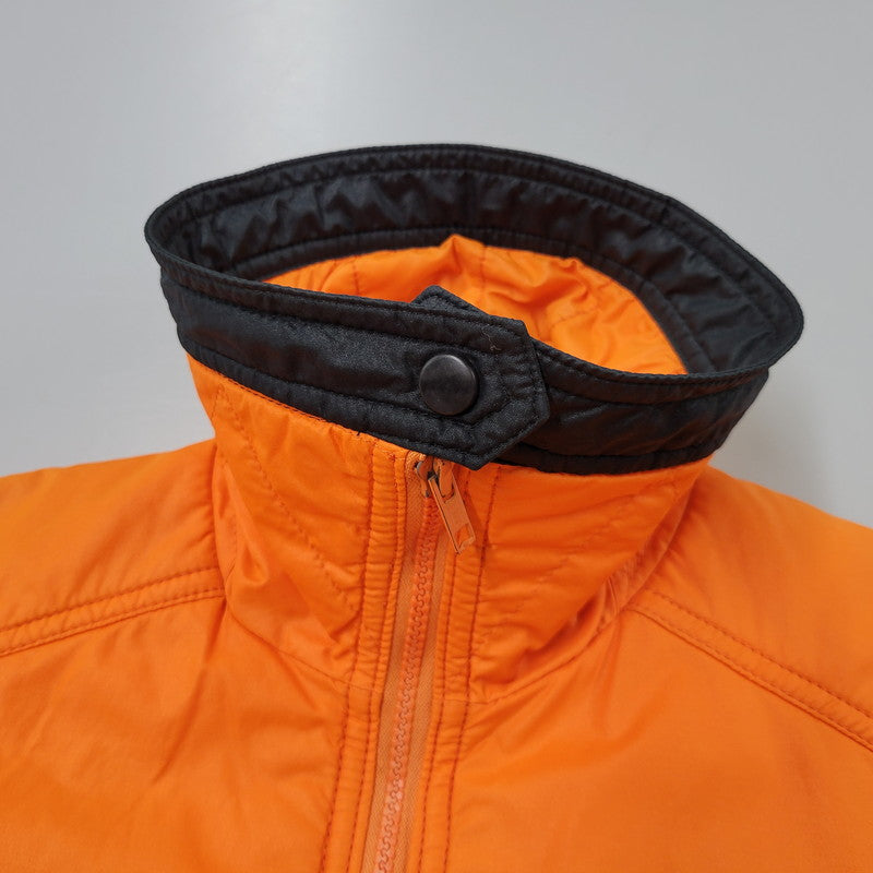 【中古品】【メンズ】 adidas アディダス 80S-90S NYLON PUFFER JACKET 80-90年代 ナイロン パファー ジャケット トップス アウター 146-250917-cs-04-izu サイズ：不明 カラー：オレンジ 万代Net店