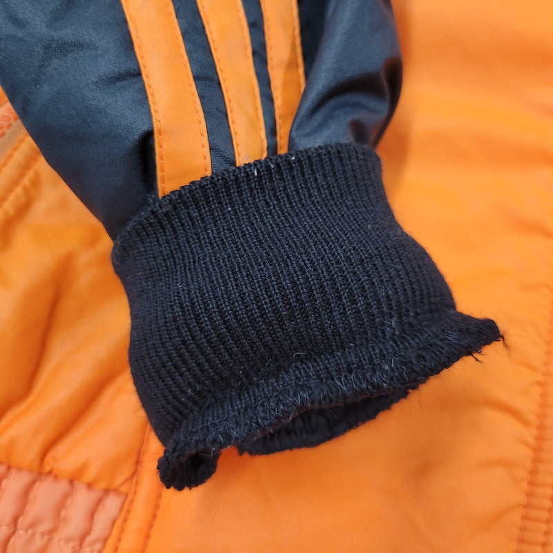 【中古品】【メンズ】 adidas アディダス 80S-90S NYLON PUFFER JACKET 80-90年代 ナイロン パファー ジャケット トップス アウター 146-250917-cs-04-izu サイズ：不明 カラー：オレンジ 万代Net店