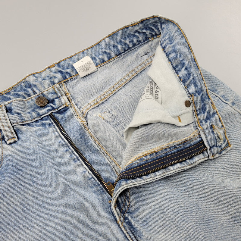 【中古品】【メンズ】 Levi's リーバイス 555-4891 刻印148 SMALL-E 96年製 90S 555 RELAXED FIT STRAIGHT DENIM PANTS リラックス フィット ストレート デニム パンツ ズボン ボトムス 157-250922-ya-07-izu サイズ：32×34 カラー：ライトインディゴ 万代Net店