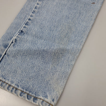 【中古品】【メンズ】 Levi's リーバイス 555-4891 刻印148 SMALL-E 96年製 90S 555 RELAXED FIT STRAIGHT DENIM PANTS リラックス フィット ストレート デニム パンツ ズボン ボトムス 157-250922-ya-07-izu サイズ：32×34 カラー：ライトインディゴ 万代Net店