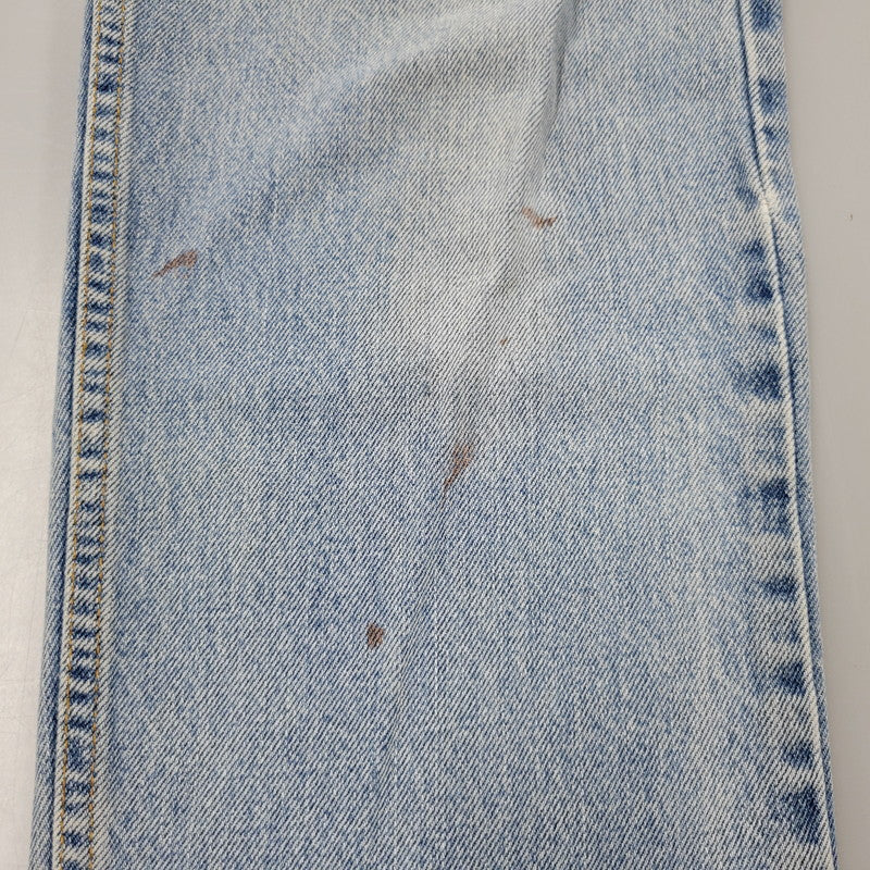 【中古品】【メンズ】 Levi's リーバイス 555-4891 刻印148 SMALL-E 96年製 90S 555 RELAXED FIT STRAIGHT DENIM PANTS リラックス フィット ストレート デニム パンツ ズボン ボトムス 157-250922-ya-07-izu サイズ：32×34 カラー：ライトインディゴ 万代Net店