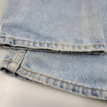 【中古品】【メンズ】 Levi's リーバイス 555-4891 刻印148 SMALL-E 96年製 90S 555 RELAXED FIT STRAIGHT DENIM PANTS リラックス フィット ストレート デニム パンツ ズボン ボトムス 157-250922-ya-07-izu サイズ：32×34 カラー：ライトインディゴ 万代Net店