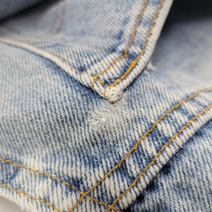 【中古品】【メンズ】 Levi's リーバイス 555-4891 刻印148 SMALL-E 96年製 90S 555 RELAXED FIT STRAIGHT DENIM PANTS リラックス フィット ストレート デニム パンツ ズボン ボトムス 157-250922-ya-07-izu サイズ：32×34 カラー：ライトインディゴ 万代Net店