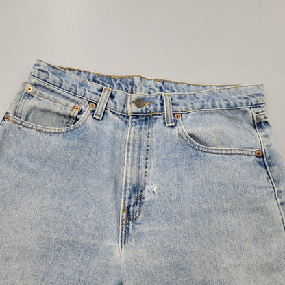【中古品】【メンズ】 Levi's リーバイス 555-4891 刻印148 SMALL-E 96年製 90S 555 RELAXED FIT STRAIGHT DENIM PANTS リラックス フィット ストレート デニム パンツ ズボン ボトムス 157-250922-ya-07-izu サイズ：32×34 カラー：ライトインディゴ 万代Net店