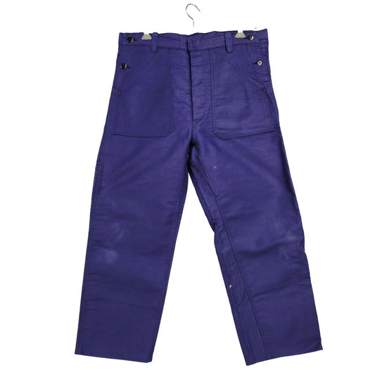 【中古品】【メンズ】 VINTAGE ヴィンテージ BLUE MOLESKIN WORK PANT ブルー モースキン ワークパンツ ボトムス ズボン 157-250917-cs-09-izu サイズ：44 カラー：ネイビー系 万代Net店