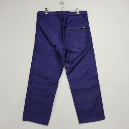 【中古品】【メンズ】 VINTAGE ヴィンテージ BLUE MOLESKIN WORK PANT ブルー モースキン ワークパンツ ボトムス ズボン 157-250917-cs-09-izu サイズ：44 カラー：ネイビー系 万代Net店