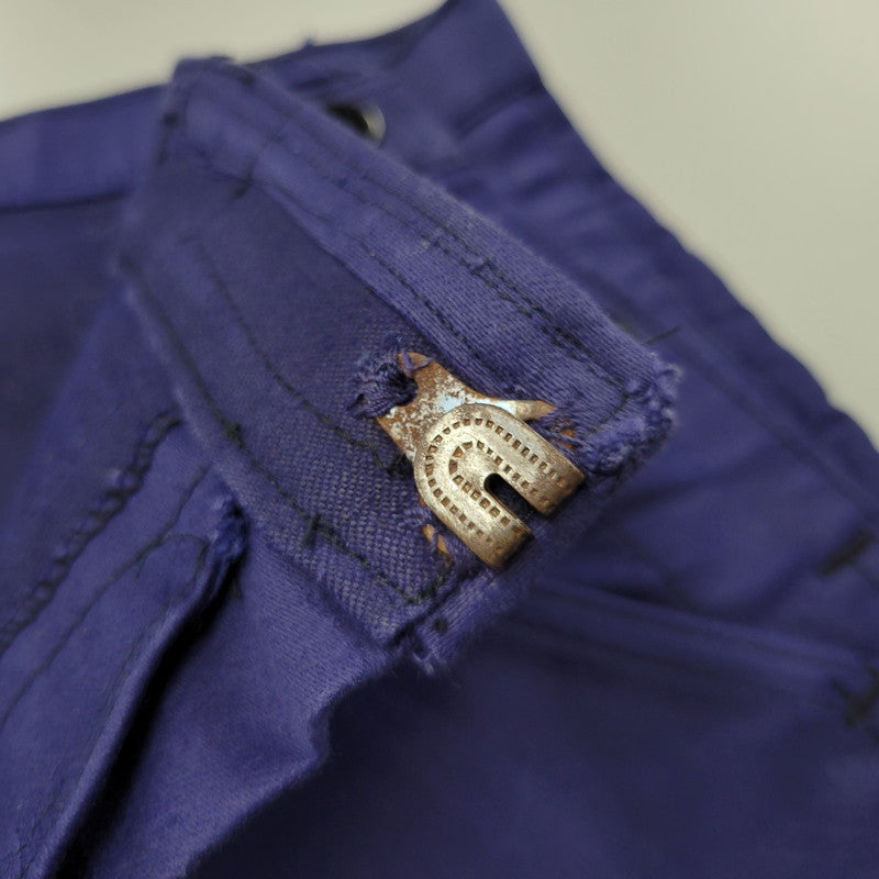 【中古品】【メンズ】 VINTAGE ヴィンテージ BLUE MOLESKIN WORK PANT ブルー モースキン ワークパンツ ボトムス ズボン 157-250917-cs-09-izu サイズ：44 カラー：ネイビー系 万代Net店
