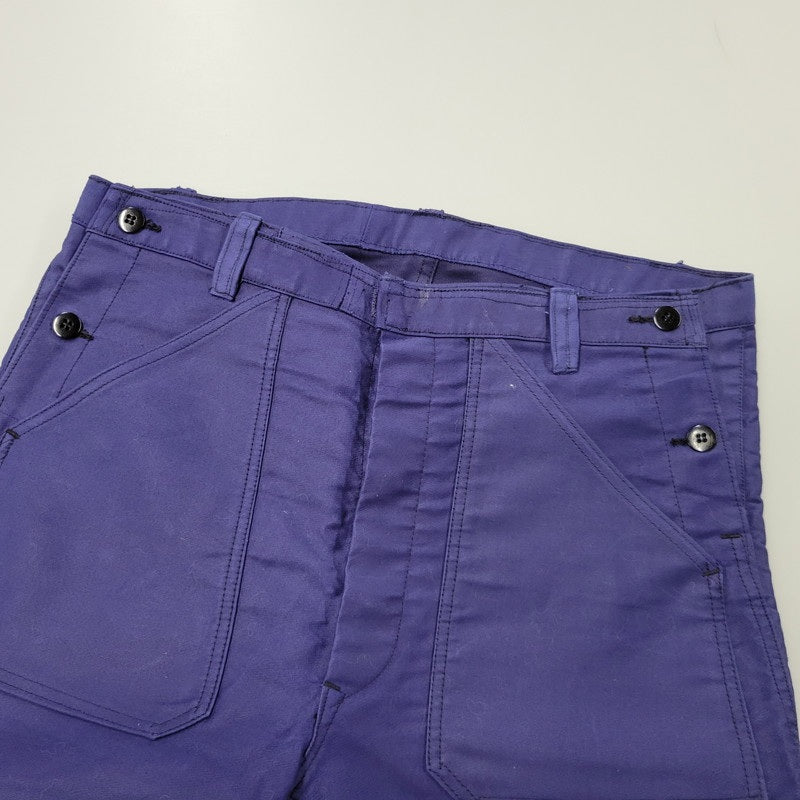 【中古品】【メンズ】 VINTAGE ヴィンテージ BLUE MOLESKIN WORK PANT ブルー モースキン ワークパンツ ボトムス ズボン 157-250917-cs-09-izu サイズ：44 カラー：ネイビー系 万代Net店