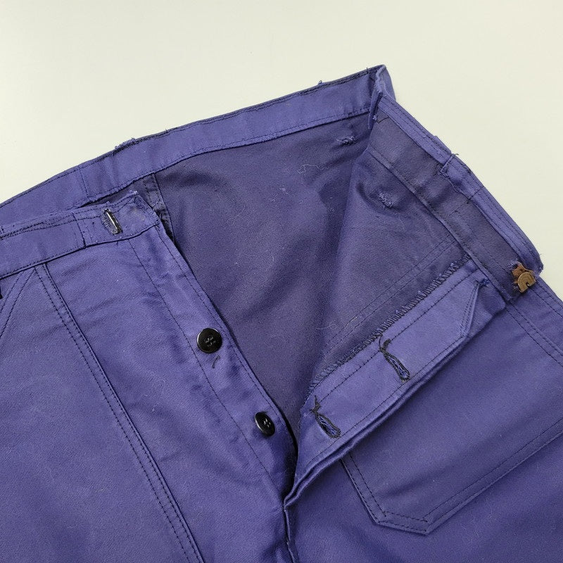 【中古品】【メンズ】 VINTAGE ヴィンテージ BLUE MOLESKIN WORK PANT ブルー モースキン ワークパンツ ボトムス ズボン 157-250917-cs-09-izu サイズ：44 カラー：ネイビー系 万代Net店