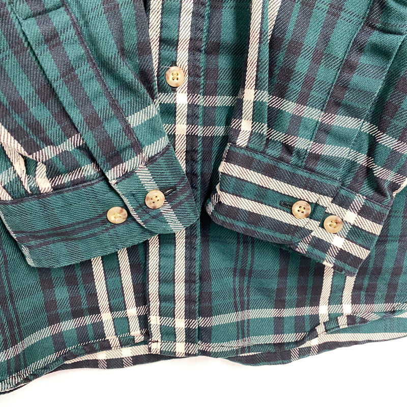 【中古品】【メンズ】 Carhartt カーハート LS HEAVY FLANNEL SHIRT ロングスリーブ ヘビー フランネル シャツ 長袖 トップス 146-250911-as-20-izu カラー：グリーン系 万代Net店