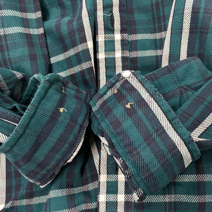 【中古品】【メンズ】 Carhartt カーハート LS HEAVY FLANNEL SHIRT ロングスリーブ ヘビー フランネル シャツ 長袖 トップス 146-250911-as-20-izu カラー：グリーン系 万代Net店