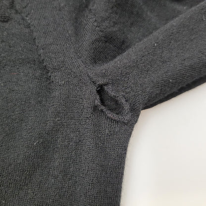 【現状渡し品】【メンズ】 Sacai サカイ DOCKING DESIGN KNIT SWEATER 18-01781M ドッキング デザイン ニット セーター 長袖 トップス 140-250911-as-02-izu サイズ：1 カラー：ブラック×ネイビー 万代Net店