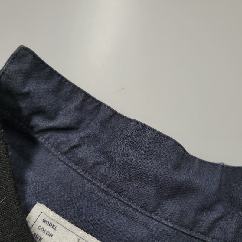 【現状渡し品】【メンズ】 Sacai サカイ DOCKING DESIGN KNIT SWEATER 18-01781M ドッキング デザイン ニット セーター 長袖 トップス 140-250911-as-02-izu サイズ：1 カラー：ブラック×ネイビー 万代Net店