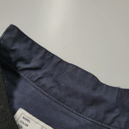 【現状渡し品】【メンズ】 Sacai サカイ DOCKING DESIGN KNIT SWEATER 18-01781M ドッキング デザイン ニット セーター 長袖 トップス 140-250911-as-02-izu サイズ：1 カラー：ブラック×ネイビー 万代Net店