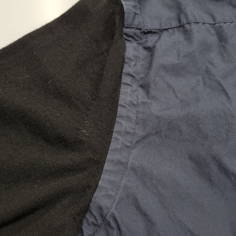 【現状渡し品】【メンズ】 Sacai サカイ DOCKING DESIGN KNIT SWEATER 18-01781M ドッキング デザイン ニット セーター 長袖 トップス 140-250911-as-02-izu サイズ：1 カラー：ブラック×ネイビー 万代Net店
