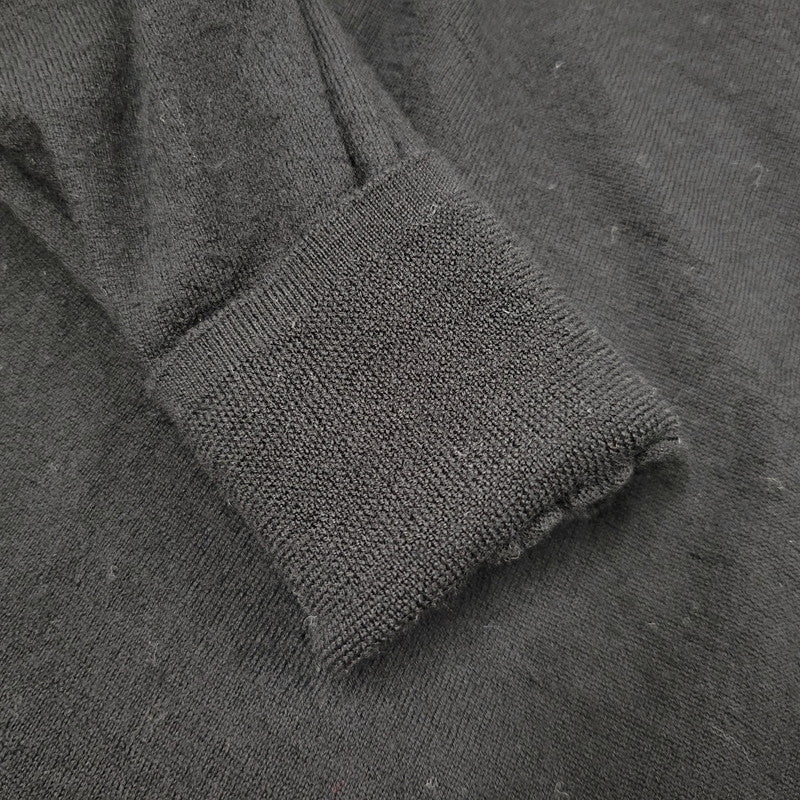 【現状渡し品】【メンズ】 Sacai サカイ DOCKING DESIGN KNIT SWEATER 18-01781M ドッキング デザイン ニット セーター 長袖 トップス 140-250911-as-02-izu サイズ：1 カラー：ブラック×ネイビー 万代Net店