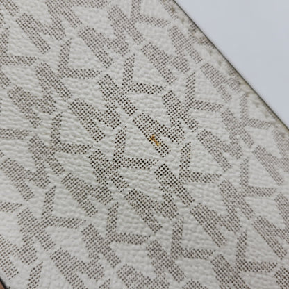 【中古品】【レディース】 Michael Kors マイケルコース 30F9G0HS3B MK SIGNATURE WHITE TOTE BAG カバン トート バック シグネチャー 188-250912-rk-06-izu カラー：ホワイト×ブラウン 万代Net店