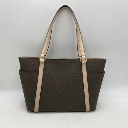 【中古品】【レディース】 MK SIGNATURE BROWN FRINGE TOTE BAG シグネチャー ブラウン フリンジ トートバッグ 30T0GNXT6B カバン 188-260105-yn-01-izu カラー：ブラウン 万代Net店